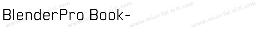 BlenderPro Book字体转换